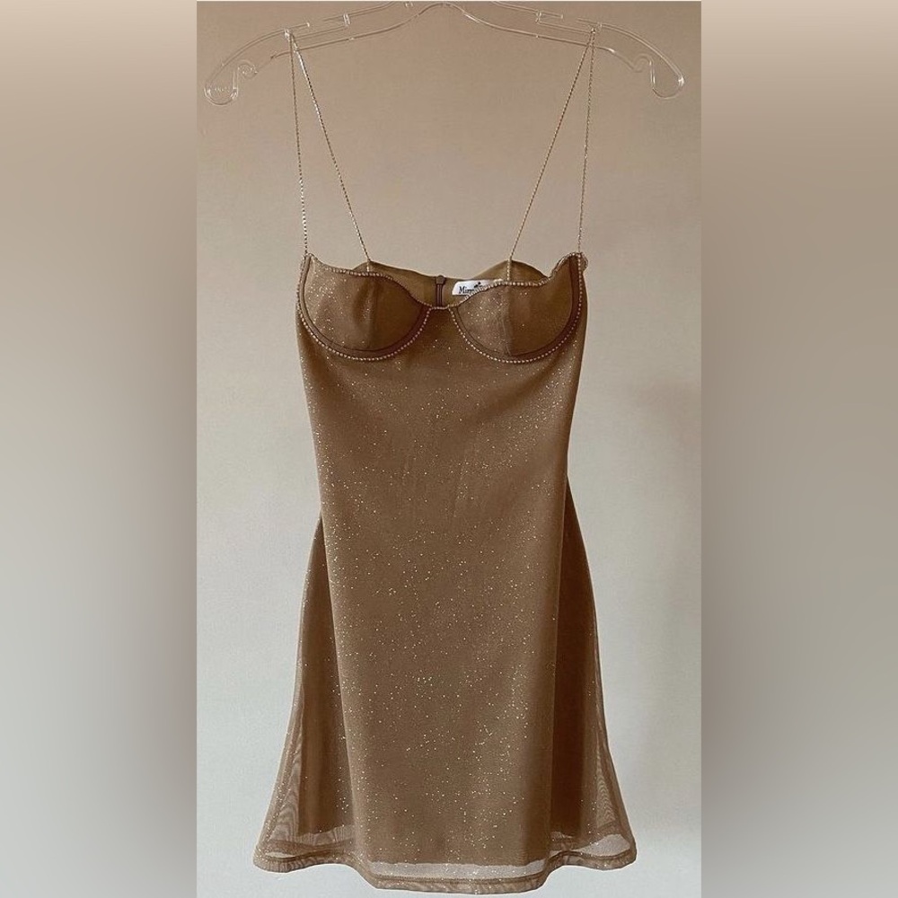 SOLD 💔 Mirror Palais Fairy Dress in Sand Size Medium